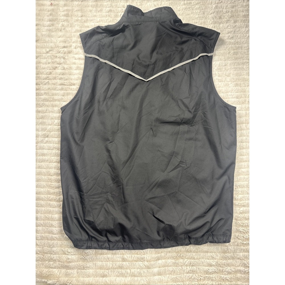 VTG Nike Athletic Black Zipped Running Vest Men Large Bowerman Series NICE - Picture 15 of 16